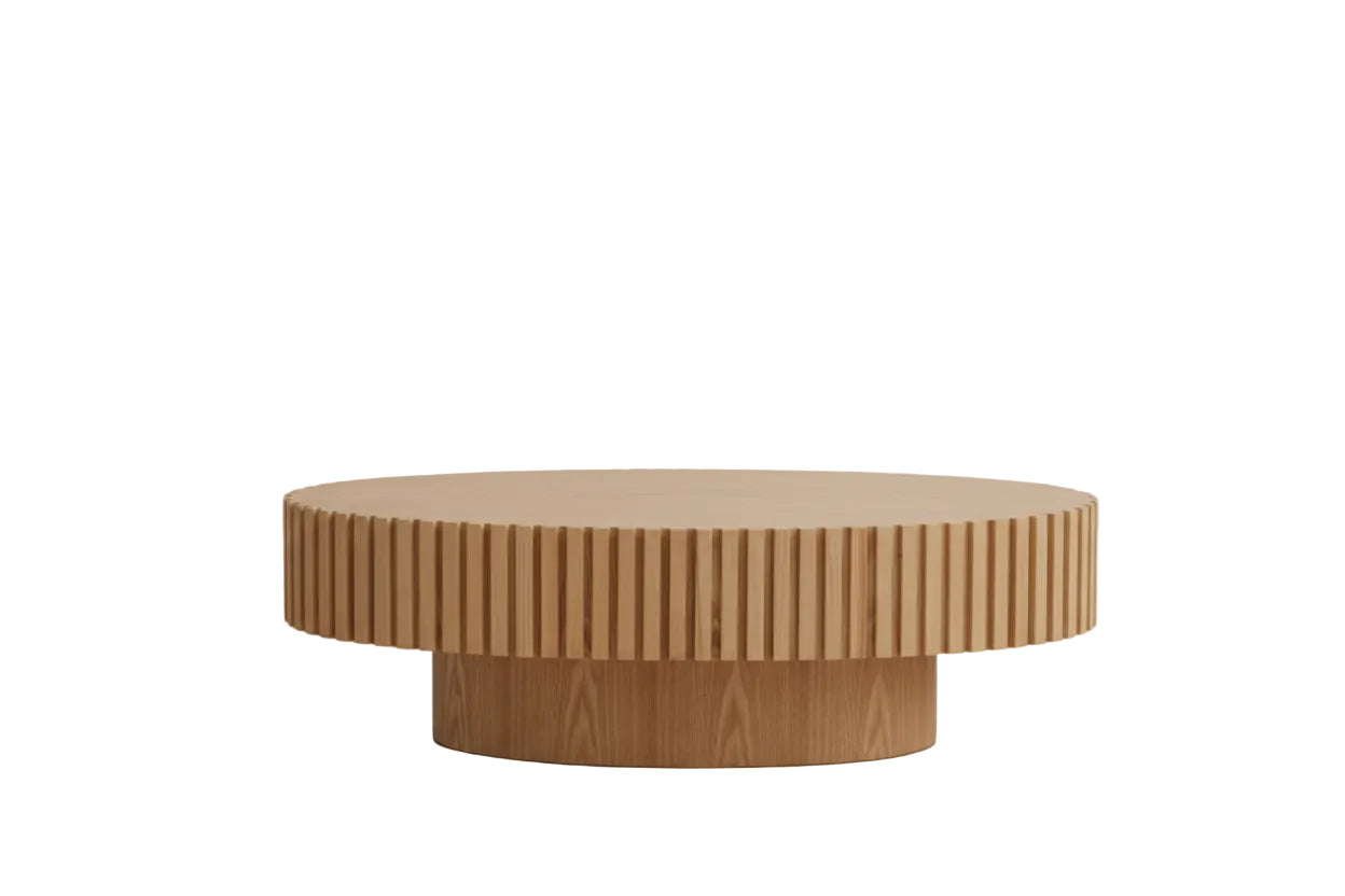 Modern Handmade Drum Coffee Table